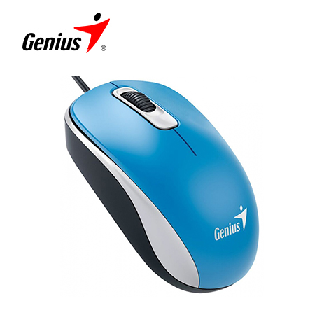 MOUSE GENIUS DX-110 USB OPTICO 1000 DPI BLUE (PN 31010116103)